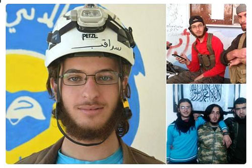 terrorista blanco Francia participó en la evacuación de los “terroristas Blancos” de Siria